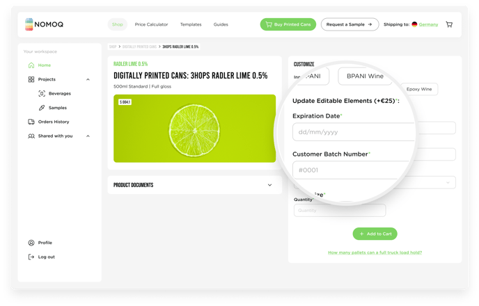 3. Mise à jour des éléments modifiables