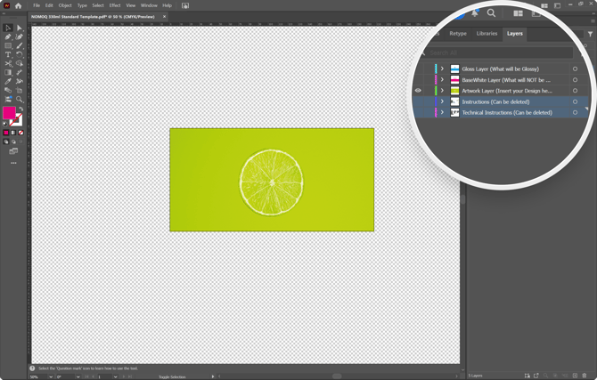 Supprimer les couches d'instruction